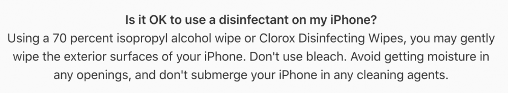 Cleaning Phone